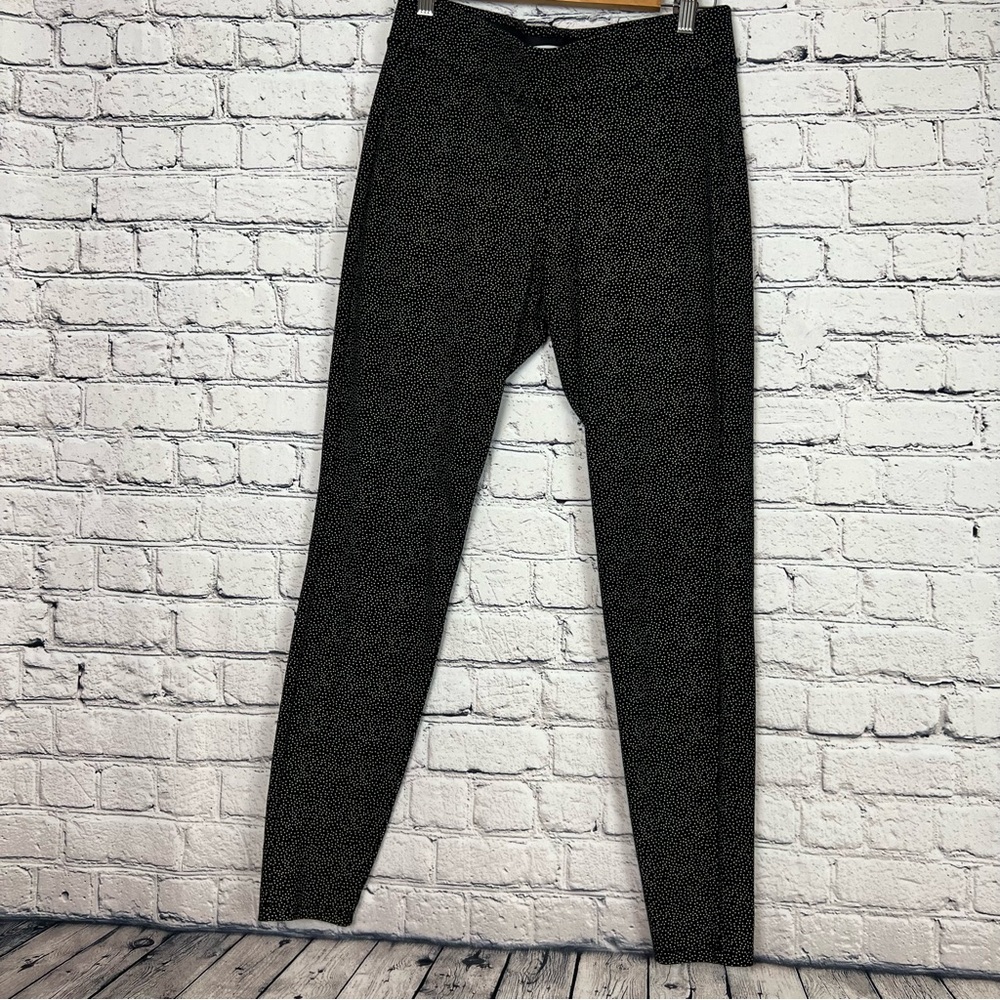 Old Navy Polka Dot Black & White Printed Legging